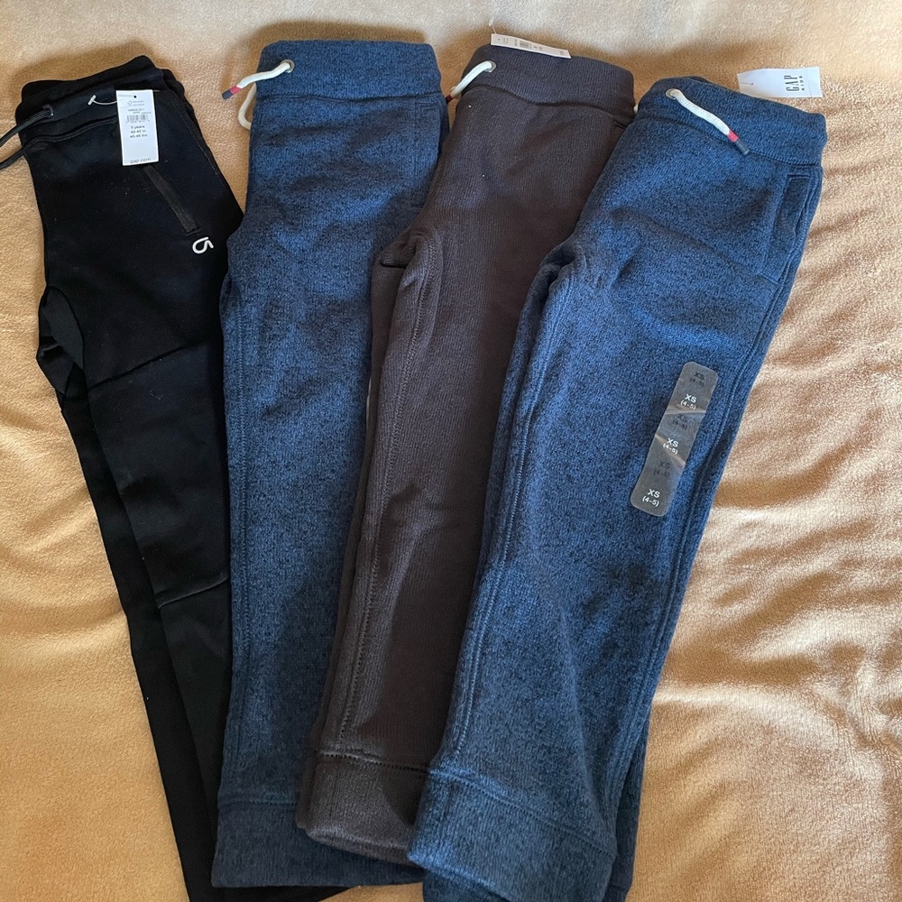 Lot of 4 Boys Gap pants. BNWT